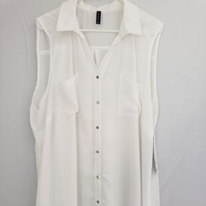 Women's plus size tank top blouse